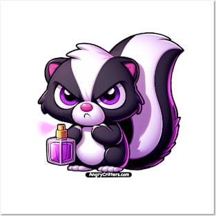 Angry Critters - Skunk with Perfume Posters and Art